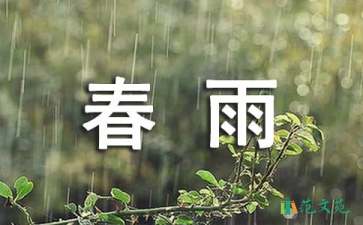 《春雨的色彩》美术教案